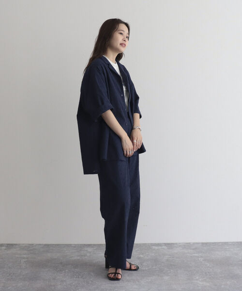 fredy emue（フレディエミュ）の「【fredy emue】レースパンツ（その他パンツ・レディース・オフホワイト/ネイビー・38）」の7枚目の写真