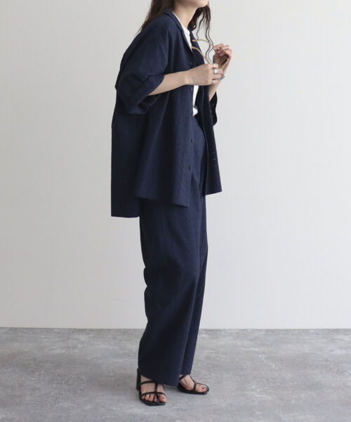 fredy emue（フレディエミュ）の「【fredy emue】レースパンツ（その他パンツ・レディース・オフホワイト/ネイビー・38）」の10枚目の写真