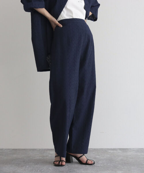 fredy emue（フレディエミュ）の「【fredy emue】レースパンツ（その他パンツ・レディース・オフホワイト/ネイビー・38）」の14枚目の写真