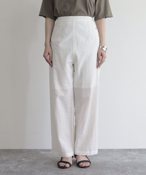 fredy emue（フレディエミュ）の「【fredy emue】レースパンツ（その他パンツ・レディース・オフホワイト/ネイビー・38）」の16枚目の写真