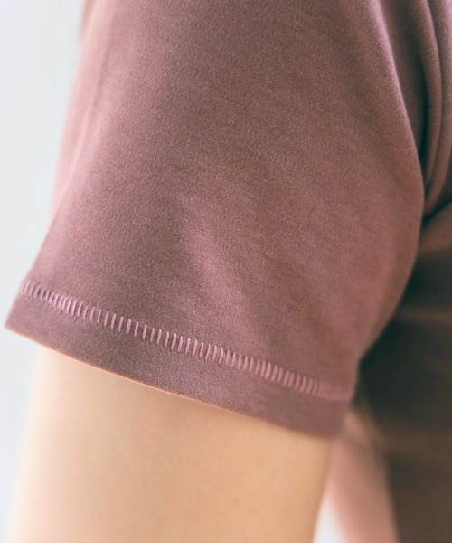 Lil Ambition(リルアンビション)の「ステッチ Lil Tシャツ(Tシャツ/カットソー・レディース・ホワイト/スモークピンク・FREE)」の11枚目の写真