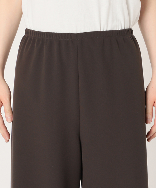 michi　AP STUDIO エラスティックパンツ　ブラウン エラスティックパンツ(ブラウン)（スラックス）｜AP STUDIO