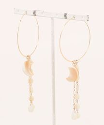 【Milimili】14kgf天然石ピアス