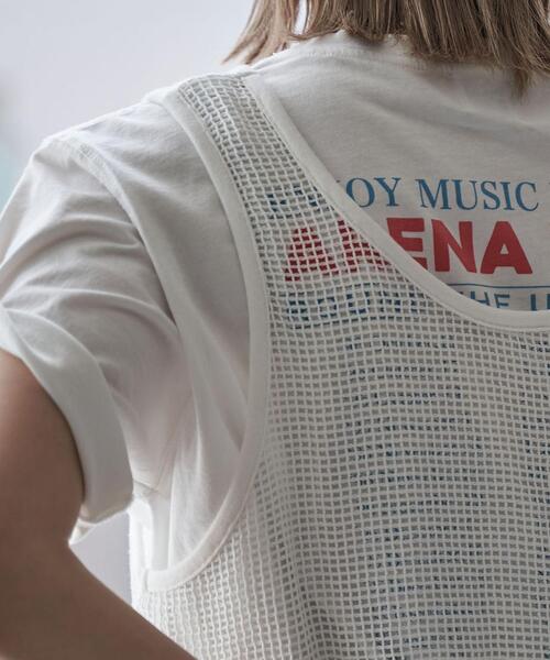 coen(コーエン)の「ノースリーブメッシュワンピース(ワンピース・レディース・ブラック/オフホワイト・M/L)」の11枚目の写真