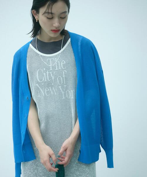 coen(コーエン)の「ノースリーブメッシュワンピース(ワンピース・レディース・ブラック/オフホワイト・M/L)」の15枚目の写真