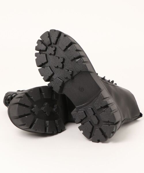 Burner（バーナー）の「【OKUOKU　0909】　厚底ブーツ oku-shoes-654426459858-36（スニーカー・レディース・ホワイト/ブラック・36/40/38）」の6枚目の写真