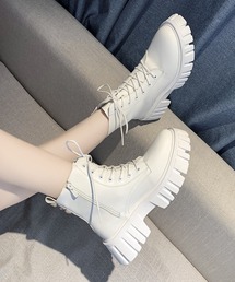 【OKUOKU 0909】 厚底ブーツ oku-shoes-654426459858-36