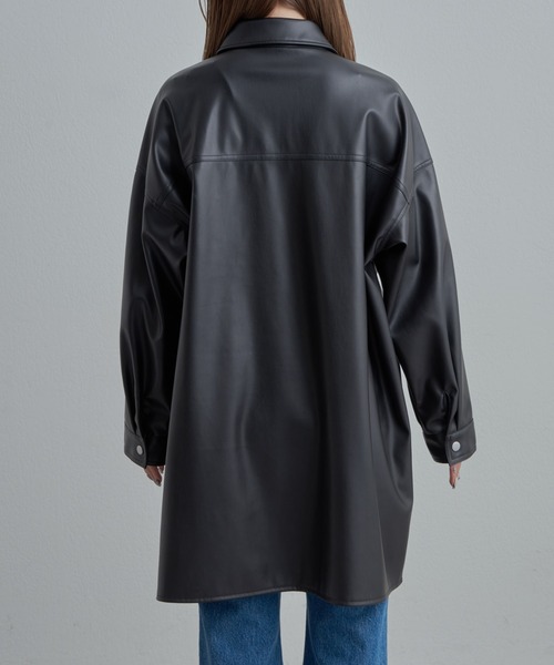 COLONY 2139（コロニートゥーワンスリーナイン）の「フェイクレザーカバーオール（カバーオール・レディース・ブラック・FREE）」の17枚目の写真