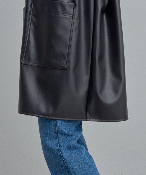 COLONY 2139（コロニートゥーワンスリーナイン）の「フェイクレザーカバーオール（カバーオール・レディース・ブラック・FREE）」の22枚目の写真