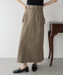 BLUEEAST | デニムカーゴロングスカート(デニムスカート)