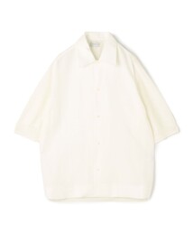 TOMORROWLAND  | リネンニットコンビ ショートスリーブシャツ(シャツ/ブラウス)