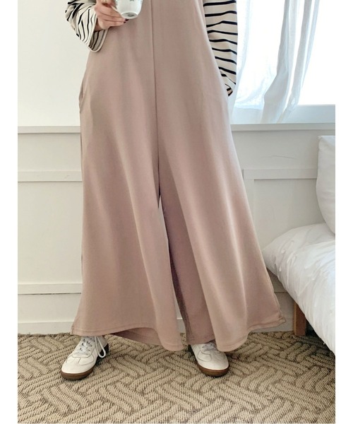 CALIFORNIA OUTFITTERS（カリフォルニア アウトフィッターズ）の「1-6A14  シアサッカー ワイドサロペット/ サロペット/ オーバーオール / ワイドパンツ【Maison select -メゾンセレクト-】（サロペット/オーバーオール・レディース・ブラック/ベージュ/グレー・FREE）」の20枚目の写真