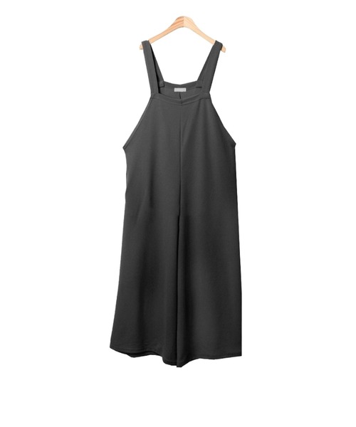 CALIFORNIA OUTFITTERS（カリフォルニア アウトフィッターズ）の「1-6A14  シアサッカー ワイドサロペット/ サロペット/ オーバーオール / ワイドパンツ【Maison select -メゾンセレクト-】（サロペット/オーバーオール・レディース・ブラック/ベージュ/グレー・FREE）」の4枚目の写真