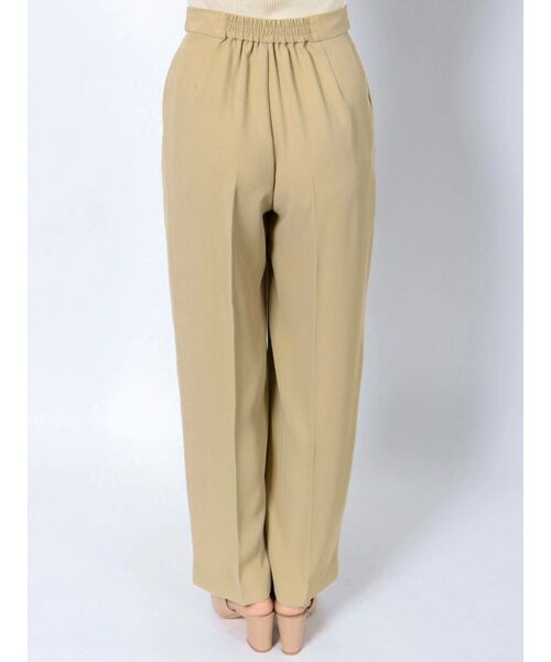 LAGUNAMOON(ラグナムーン)の「サイドタックパンツ(スラックス・レディース・ブラック/ベージュ・SMALL/MEDIUM)」の4枚目の写真