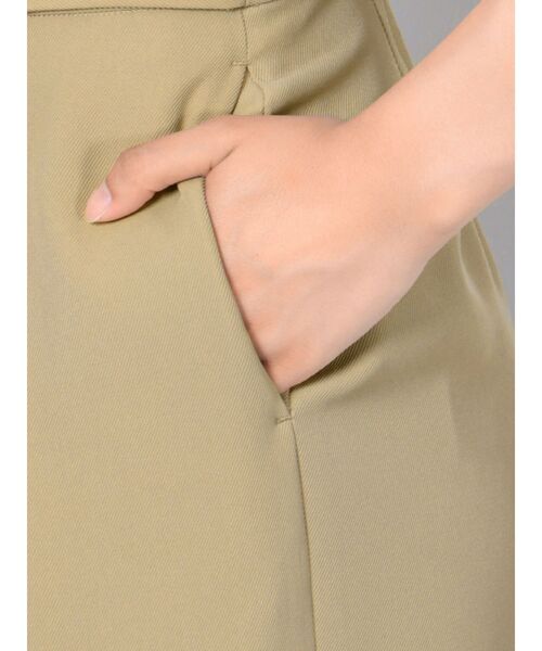 LAGUNAMOON(ラグナムーン)の「サイドタックパンツ(スラックス・レディース・ブラック/ベージュ・SMALL/MEDIUM)」の11枚目の写真