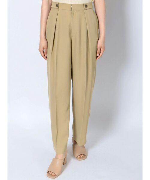 LAGUNAMOON(ラグナムーン)の「サイドタックパンツ(スラックス・レディース・ブラック/ベージュ・SMALL/MEDIUM)」の22枚目の写真