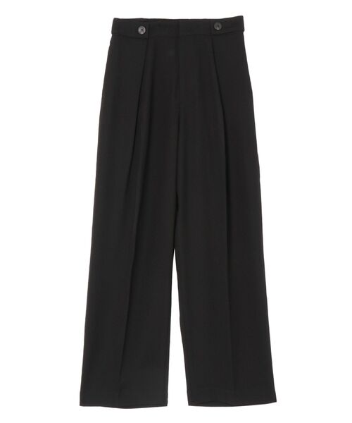 LAGUNAMOON(ラグナムーン)の「サイドタックパンツ(スラックス・レディース・ブラック/ベージュ・SMALL/MEDIUM)」の9枚目の写真