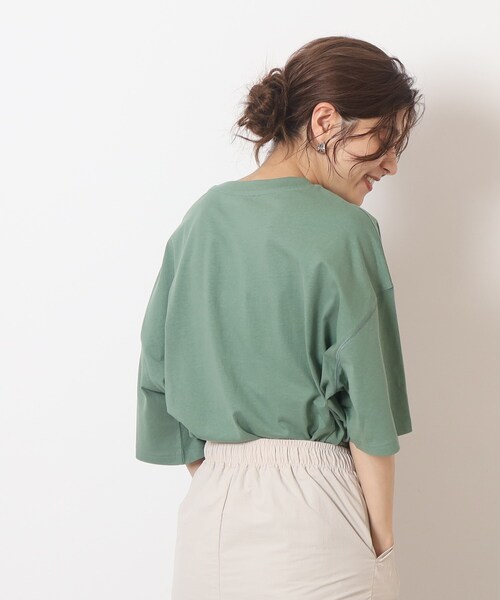 Cutie Blonde(キューティーブロンド)の「◆【プチプラ】BIGシルエット プリントTシャツ(Tシャツ/カットソー・レディース・ブラック系/ネイビー系7/イエロー系1/ピンク系/ホワイト系その他2/ホワイト系その他4/ベージュ系その他6/グリーン系その他2・00)」の20枚目の写真