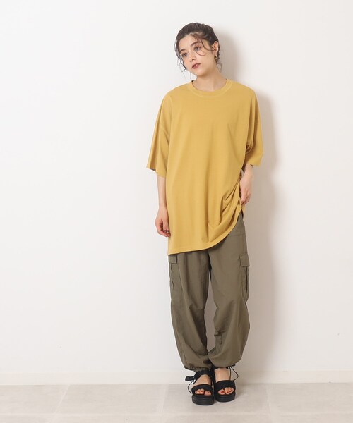 Cutie Blonde(キューティーブロンド)の「◆【プチプラ】BIGシルエット プリントTシャツ(Tシャツ/カットソー・レディース・ブラック系/ネイビー系7/イエロー系1/ピンク系/ホワイト系その他2/ホワイト系その他4/ベージュ系その他6/グリーン系その他2・00)」の16枚目の写真