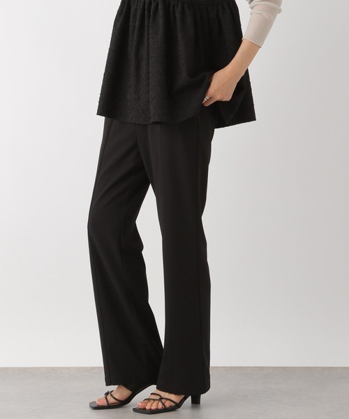 LEPSIM（レプシィム）の「ヨクノビセミフレアパンツ　184043（その他パンツ・レディース・ブラック/グレイッシュベージュ/ブラウン・MEDIUM/LARGE）」の2枚目の写真