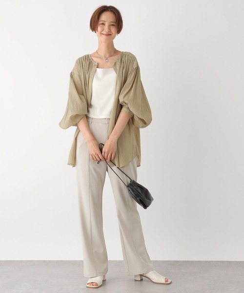 LEPSIM（レプシィム）の「ヨクノビセミフレアパンツ　184043（その他パンツ・レディース・ブラック/グレイッシュベージュ/ブラウン・MEDIUM/LARGE）」の11枚目の写真