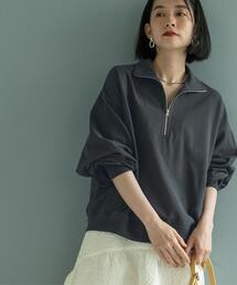 coen（コーエン）の「ハーフジップロングスリーブプルオーバー（スウェット）」