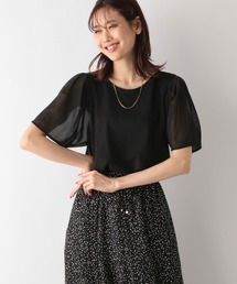 GLOBAL WORK | 袖シアーボリュームスリーブプルオーバー/966173(Tシャツ/カットソー)