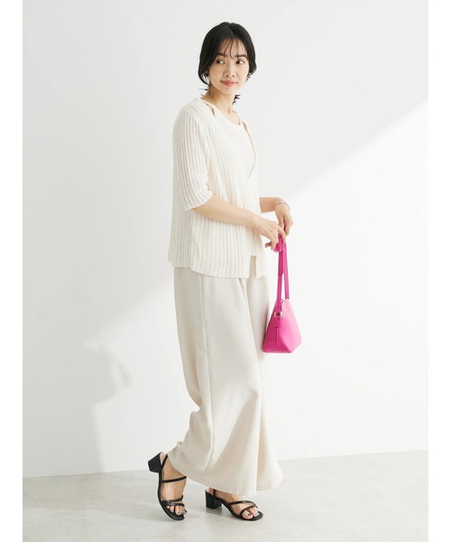 Legato Largo(レガートラルゴ)の「・別注Legato Largo 軽量ショルダーバッグ(ショルダーバッグ・レディース・ブラック/ピンク/ライトベージュ・FREE)」の8枚目の写真