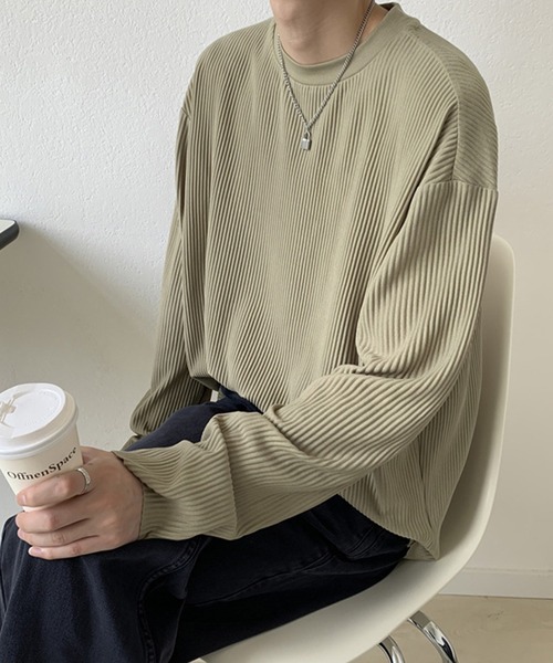 aimoha(アイモハ)の「aimoha mens シックカジュアルTシャツ(Tシャツ/カットソー・メンズ・グリーン/ホワイト・LARGE/X-LARGE/MEDIUM/XX-LARGE)」の1枚目の写真