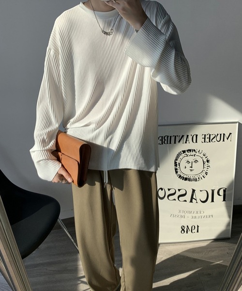 aimoha(アイモハ)の「aimoha mens シックカジュアルTシャツ(Tシャツ/カットソー・メンズ・グリーン/ホワイト・LARGE/X-LARGE/MEDIUM/XX-LARGE)」の11枚目の写真
