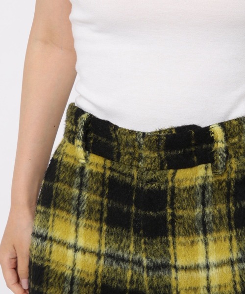 LOWRYS FARM（ローリーズファーム）の「シャギーチェックパンツ　 966532（その他パンツ・レディース・イエロー/ホワイト・FREE）」の8枚目の写真