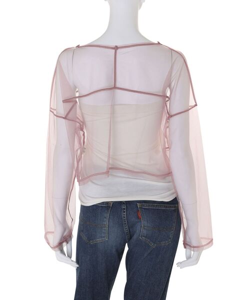 Ungrid（アングリッド）の「チュールショートロングスリーブTee（Tシャツ/カットソー・レディース・ブラック/ブルー/アイボリー/ピンク・FREE）」の22枚目の写真