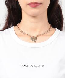 追跡有★agnes b. \"Chunky Chain\" カップル ペア ネックレス WOMEN'S agnès b. LOGO 