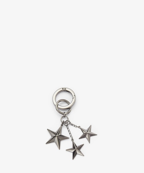 JIMMY CHOO（ジミーチュウ）の「WESTLEY（キーホルダー・メンズ・グレー/ブラック/シルバー・ONE SIZE）」の2枚目の写真