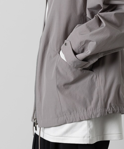 ATTACHMENT（アタッチメント）の「CO/NY ウェザークロス MK3ジャケット / CO/NY WEATHER CLOTH MK3 JACKET（ミリタリージャケット・メンズ・ブラック/グレー系・2/1/3）」の9枚目の写真
