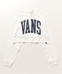 VANS ヴァンズ W College Logo L TEE ロングスリーブ 123K3020100 ABC-MART限定 WHITE