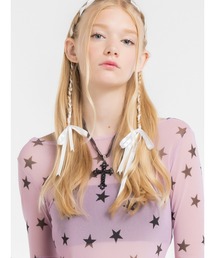 シアーストリングクロスネックレス