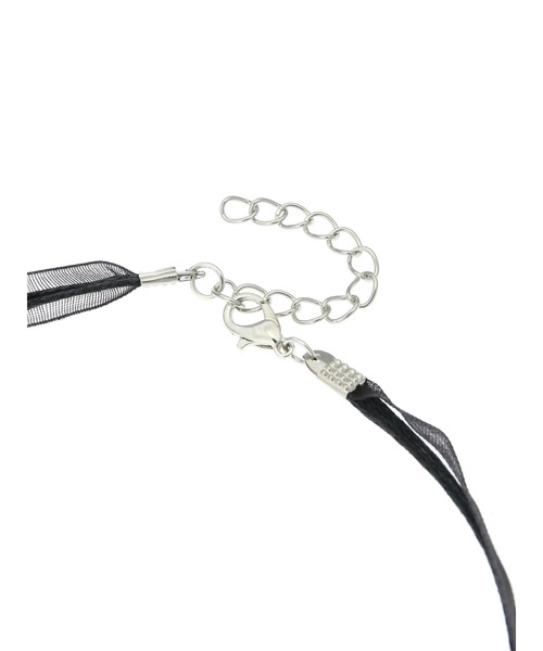 DURAS（デュラス）の「シアーストリングクロスネックレス（ネックレス・レディース・ブラック・FREE）」の5枚目の写真