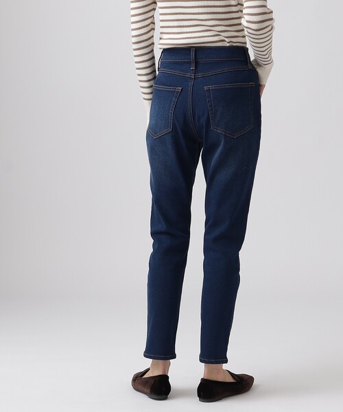 SHOO・LA・RUE（シューラルー）の「◆あったか裏起毛 ストレッチ デニムスキニー【SHOO WARM】（デニムパンツ・レディース・ネイビー/ブルー系その他・03/04/05/10/01/02）」の7枚目の写真