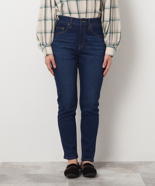 SHOO・LA・RUE（シューラルー）の「◆あったか裏起毛 ストレッチ デニムスキニー【SHOO WARM】（デニムパンツ・レディース・ネイビー/ブルー系その他・03/04/05/10/01/02）」の20枚目の写真