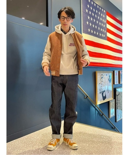 BROOKS BROTHERS（ブルックスブラザーズ）の「フレンチテリー　ロゴ　プルオーバー　フーディー（パーカー・メンズ・ネイビー/オートミール・LARGE/X-LARGE/SMALL/MEDIUM）」の10枚目の写真