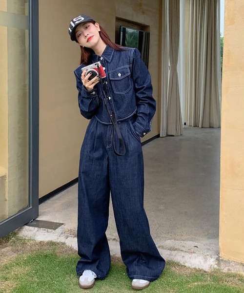 Ulysses（ユリシス）の「セットアップ デニムジャケット&ワイドパンツ