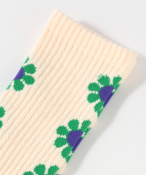 JOINT WORKS(ジョイントワークス)の「【ROSTER SOX/ロスターソックス】 PEACE(ソックス/靴下・メンズ・ベージュ/ホワイト/チャコールグレー・SMALL/MEDIUM)」の8枚目の写真