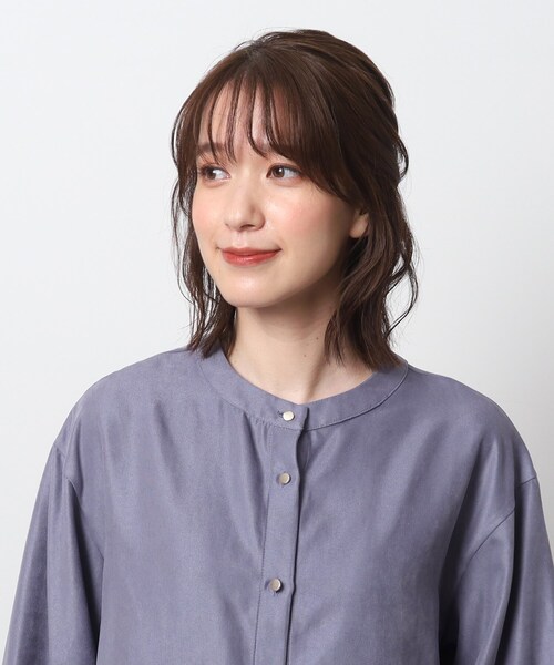 DRESKIP(ドレスキップ)の「◆【前後2WAY】細コーデュロイ バンドカラーブラウス(シャツ/ブラウス・レディース・ブルー/ブラック/ライトベージュ・03/04/02)」の17枚目の写真