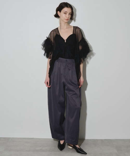 セール】リラックスワイドスラックス（スラックス）｜LA BELLE ETUDE