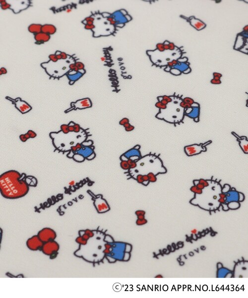 grove（グローブ）の「◆【ハローキティ】刺繍フェイスボアポーチ（ポーチ・レディース・アイボリー/ブラック・00）」の10枚目の写真