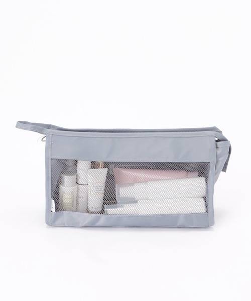 Lace Ladies（レースレディース）の「【8点セット】トラベル用スクエア型衣類収納ケース（トラベルグッズ・レディース・ベージュ/ネイビー/グレー/ブルー/ブラック/ピンク・FREE）」の11枚目の写真