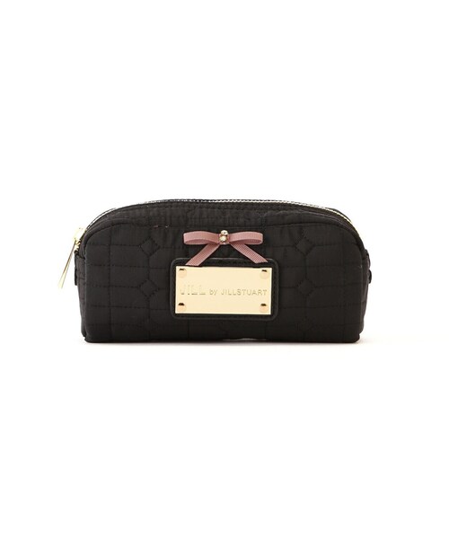 JILL by JILL STUART（ジルバイジルスチュアート）の「キルティングポーチ（ポーチ・レディース・ピンク系その他2/パープル系その他/ブラック・FREE）」の4枚目の写真