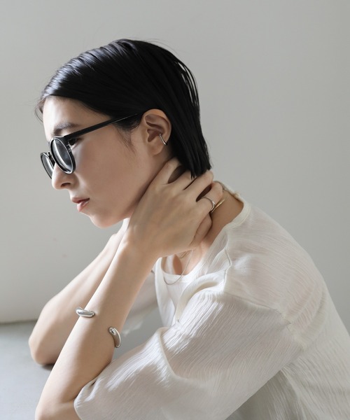 select MOCA(セレクトモカ)の「ボストンサングラス(サングラス・レディース・ライトグレー/ブラック・FREE)」の8枚目の写真