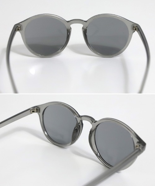 select MOCA(セレクトモカ)の「ボストンサングラス(サングラス・レディース・ライトグレー/ブラック・FREE)」の4枚目の写真